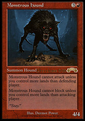 Monstrous Hound - Prerelease Promo