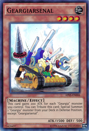 Geargiarsenal - AP05-EN006 - Super Rare - Unlimited Edition