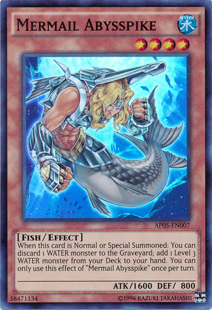 Mermail Abysspike - AP05-EN007 - Super Rare - Unlimited Edition