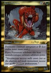 Raging Kavu (Latin) - Foil