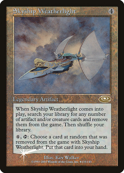 Skyship Weatherlight Alternate Art Foil