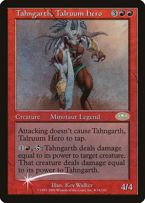 Tahngarth, Talruum Hero Alternate Art Foil