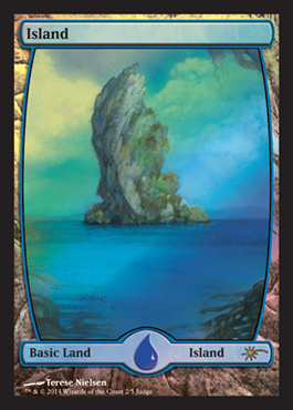 Island - Full Art - Foil DCI Judge Promo