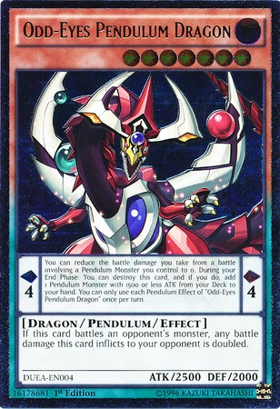 Odd-Eyes Pendulum Dragon - DUEA-EN004 - Ultimate Rare - 1st Edition