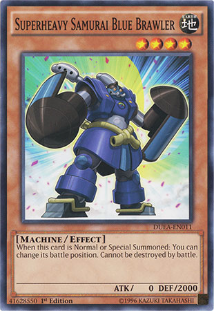 Superheavy Samurai Blue Brawler - DUEA-EN011 - Common - 1st Edition