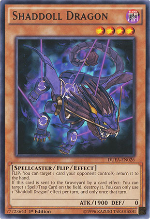 Shaddoll Dragon - DUEA-EN026 - Rare - 1st Edition