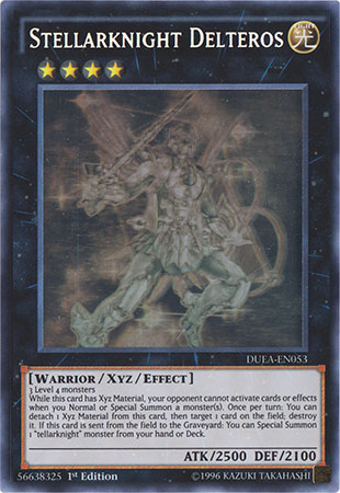 Stellarknight Delteros - DUEA-EN053 - Ghost Rare - 1st Edition Stellarknight Delteros - DUEA-EN053 - Ghost Rare - 1st Edition