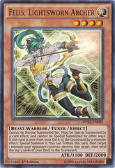 Felis, Lightsworn Archer - DUEA-EN095 - Ultra Rare - 1st Edition