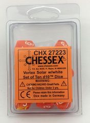 10 Vortex Soler w/white D10 Dice - CHX27223