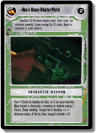 Hans Heavy Blaster Pistol