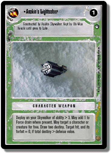 Anakins Lightsaber
