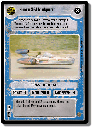 Lukes X-34 Landspeeder