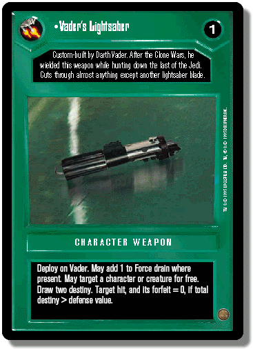 Vaders Lightsaber [Foil]