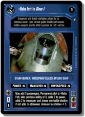 Boba Fett In Slave I [Foil]