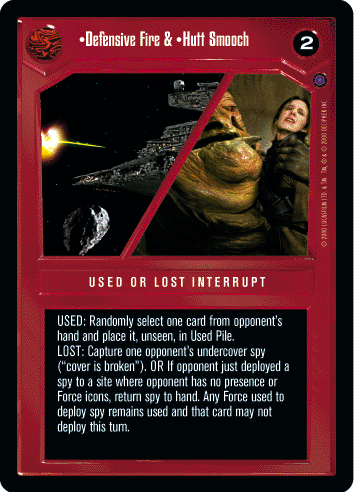 Defensive Fire & Hutt Smooch