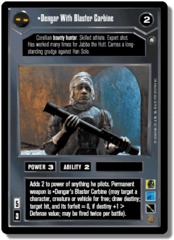 Dengar With Blaster Carbine - Super Rare Foil