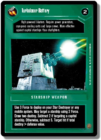 Turbolaser Battery - Rare