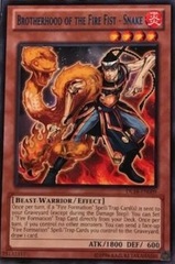 Brotherhood of the Fire Fist - Snake - Blue - DL18-EN009 - Rare - Unlimited Edition