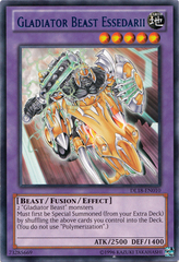 Gladiator Beast Essedarii - Blue - DL18-EN010 - Rare - Unlimited Edition