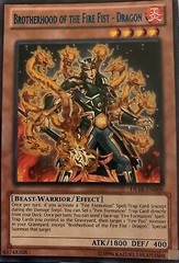 Brotherhood of the Fire Fist - Dragon - Green - DL18-EN008 - Rare - Unlimited Edition