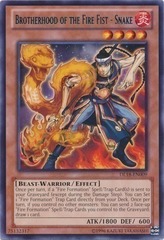 Brotherhood of the Fire Fist - Snake - Green - DL18-EN009 - Rare - Unlimited Edition