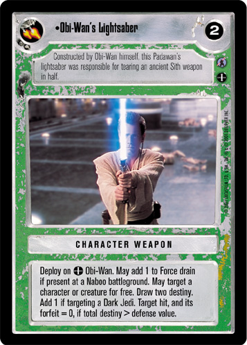 Obi-Wans Lightsaber