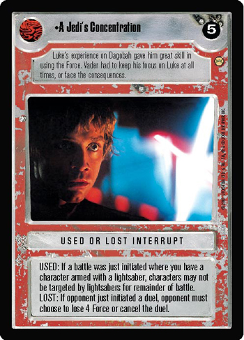A Jedis Concentration