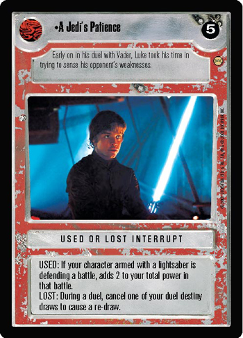 A Jedis Patience