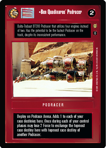 Ben Quadinaros Podracer