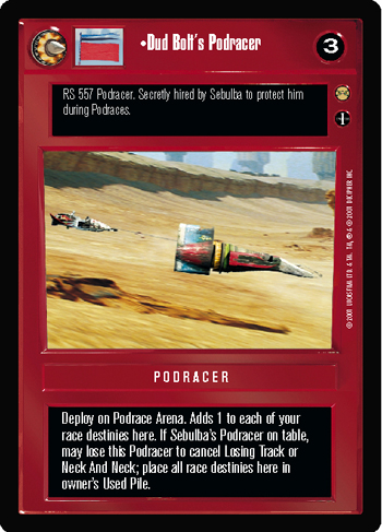 Dud Bolts Podracer