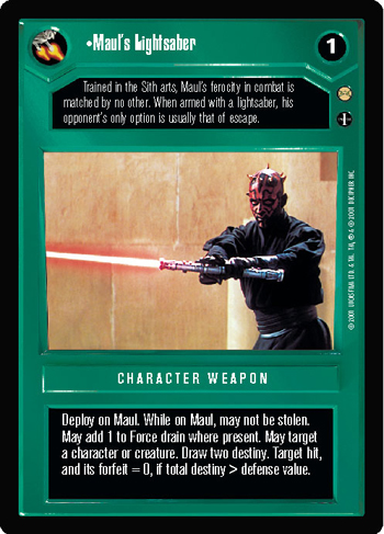 Mauls Lightsaber
