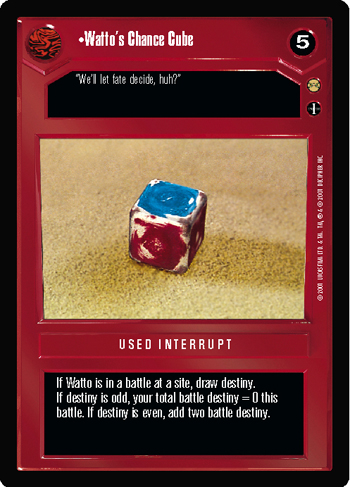 Wattos Chance Cube
