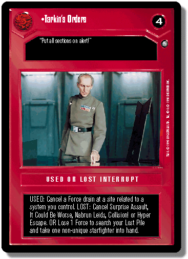 Tarkins Orders