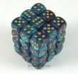 Gemini Purple-Teal w/Gold - 12mm D6 Dice Set (CHX26849)