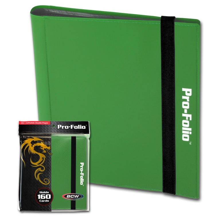 BCW Pro-Folio 4-Pocket - Green