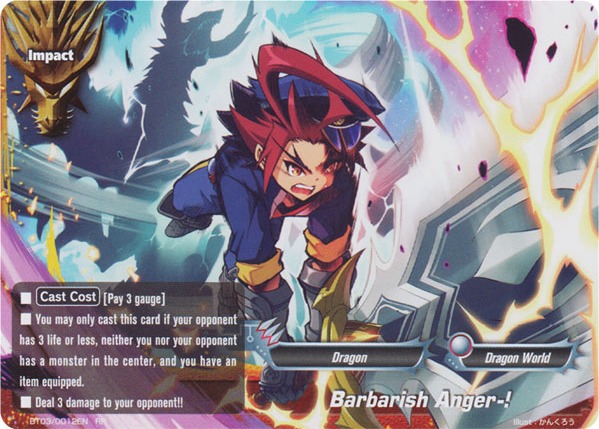 Barbarish Anger-! - BT03/0012EN - RR