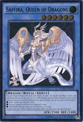 Saffira, Queen of Dragons - DUEA-EN050 - Ultimate Rare - Unlimited Edition