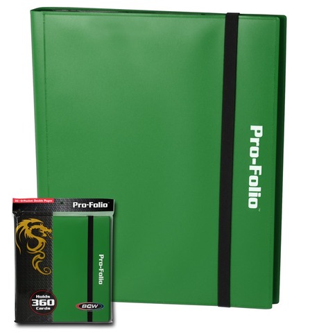 BCW - Pro-Folio 9-Pocket (Green)