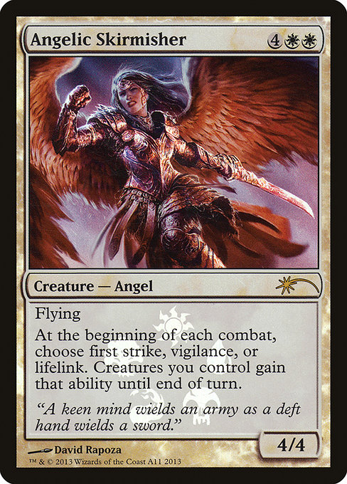 Angelic Skirmisher - Foil - Resale Promo