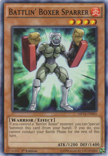 Battlin Boxer Sparrer - MP14-EN004 - Common - 1st Edition
