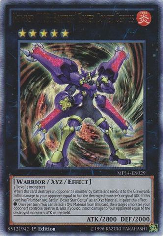 Number C105: Battlin Boxer Comet Cestus - MP14-EN029 - Ultra Rare - 1st Edition
