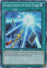 Sacred Sword of Seven Stars - MP14-EN042 - Super Rare - 1st Edition