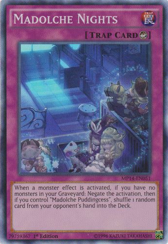 Madolche Nights - MP14-EN051 - Super Rare - 1st Edition
