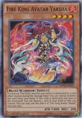 Fire King Avatar Yaksha - MP14-EN121 - Super Rare - 1st Edition