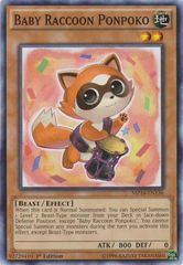 Baby Raccoon Ponpoko - MP14-EN136 - Common - 1st Edition