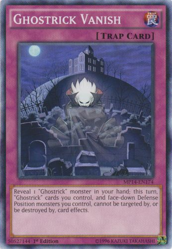 Ghostrick Vanish - MP14-EN174 - Common - 1st Edition