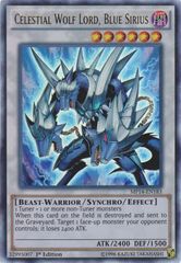 Celestial Wolf Lord, Blue Sirius - MP14-EN183 - Ultra Rare - 1st Edition