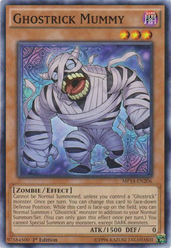 Ghostrick Mummy - MP14-EN206 - Common - 1st Edition