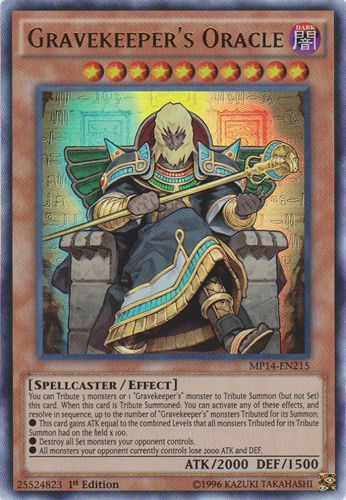 Gravekeepers Oracle - MP14-EN215 - Ultra Rare - 1st Edition