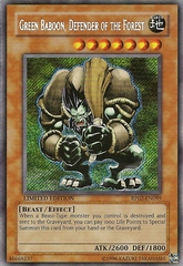 Green Baboon, Defender of the Forest - RP02-EN099 - Secret Rare - Limited Edition